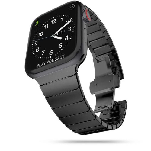 Apple Watch 42/ 44/ 45/ 49 mm Tech-Protect Linkband, fekete