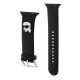 Apple Watch szíj (38/40/41/42mm(Series 10) Karl Lagerfeld Karl Head fekete