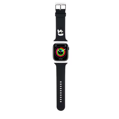 Apple Watch szíj 38/40/41/42mm(Series 10) Karl Lagerfeld Karl Head fekete
