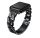 Apple Watch szíj 42/ 44/ 45/ 49 mm Luxury V3 fém - fekete