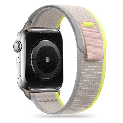 Apple Watch szíj 38/40/41/42mm(Series 10) Terep pánt bézs