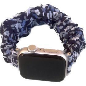 Apple Watch 38/ 40/ 41 mm Frilly Szövet szíj, tavaszi rét mintás