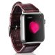 Apple Watch  szíj (38/40/41/42mm(Series 10) iCarer valódi bőr - piros