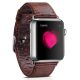 Apple Watch  szíj (38/40/41/42mm(Series 10) iCarer valódi bőr - sötétbarna