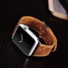 Apple Watch  szíj 38/ 40/ 41 mm iCarer valódi bőr - barna