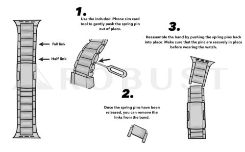 Titán Apple Watch szíj 38/40/41/42mm(Series 10) - ezüst