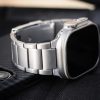 Titán Apple Watch szíj 38/ 40/ 41 mm - ezüst