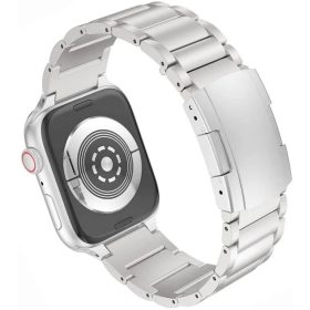 Titán Apple Watch szíj 42/ 44/ 45 / 49 mm - ezüst