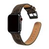 Apple Watch szíj (38/40/41/42mm(Series 10) töredezett bőr - barna