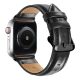 Apple Watch szíj 42/ 44/ 45/ 46 /49 mm Luxury bőr - fekete