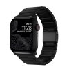 Nomad Titánium Apple Watch szíj 42/ 44/ 45/ 46 /49 mm - fekete