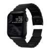Nomad Titánium Apple Watch szíj 42/ 44/ 45/ 46 /49 mm - fekete