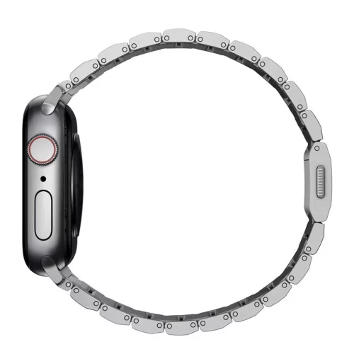 Nomad Titánium Apple Watch szíj 42/ 44/ 45/ 46 /49 mm - ezüst