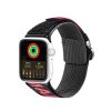 Apple Watch szíj (42/44/45/46/49mm) DuxDucis Strap Outdoor textil - fekete/piros