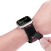 Apple Watch szíj (42/44/45/49mm) DuxDucis Strap Outdoor textil - fekete/piros