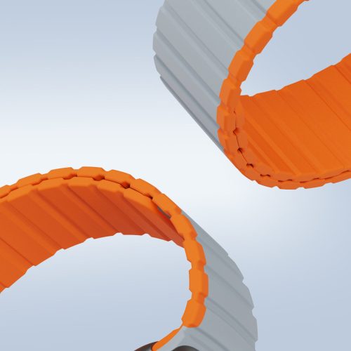 Apple Watch 42/ 44/ 45/ 49 mm piros Loop mágneses óraszíj, Dux Ducis