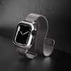 Spigen Metal Fit Pro Apple Watch tok és óraszíj 44/ 45 mm -fekete