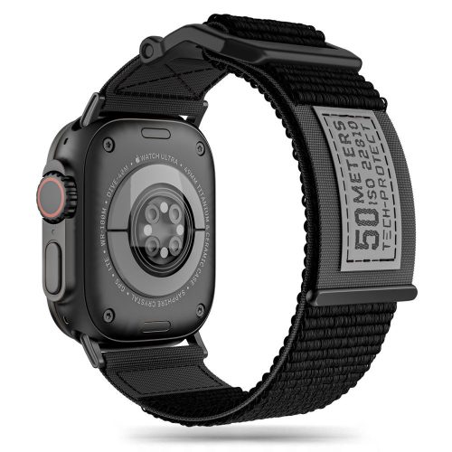 Tech-Protect SCOUT óraszíj, Apple Watch (42 / 44 / 45 / 49 mm) - fekete
