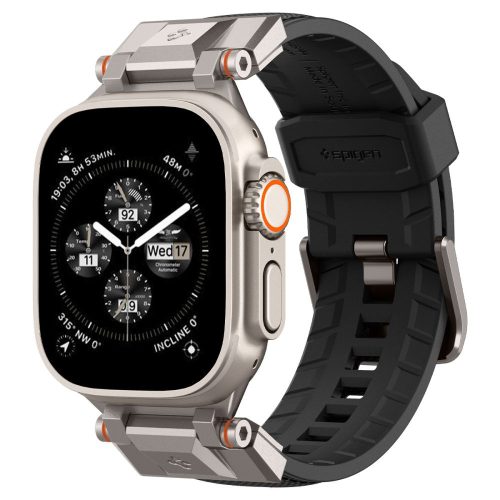 Spigen DuraPro Armor Apple Watch szíj  42/ 44/ 45/ 46 /49 mm - fekete