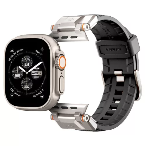 Spigen DuraPro Armor Apple Watch szíj  42/ 44/ 45/ 46 /49 mm - fekete