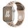 Apple Watch szíj, 38/ 40/ 41 mm, Öko - lélegző sport szilikon szíj - bézs