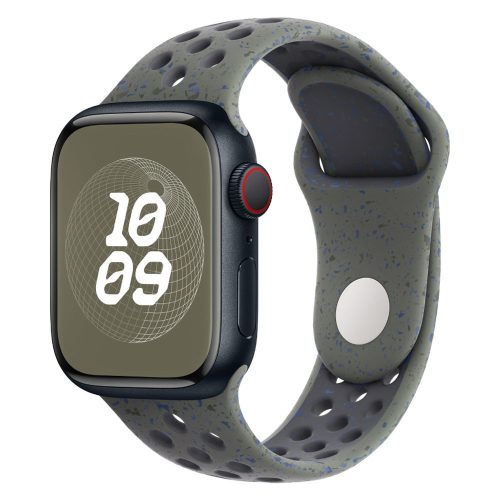Apple Watch szíj, 38/ 40/ 41 mm, Öko - lélegző sport szilikon szíj -  cargo khaki