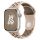 Apple Watch szíj, 42/ 44/ 45/ 46 /49 mm, Öko - lélegző sport szilikon szíj - bézs