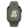 Apple Watch szíj, 42/ 44/ 45/ 46 /49 mm, Öko - lélegző sport szilikon szíj  - chargo khaki