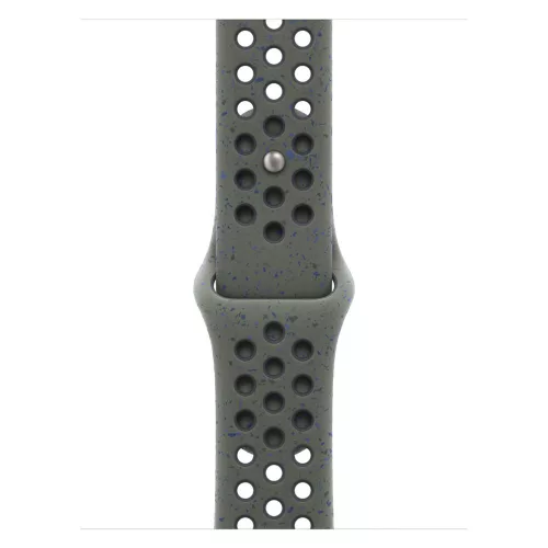 Apple Watch szíj, 42/ 44/ 45/ 46 /49 mm, Öko - lélegző sport szilikon szíj  - chargo khaki