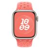 Apple Watch szíj, 42/ 44/ 45/ 46 /49 mm, Öko - lélegző sport szilikon szíj  - narancssárga