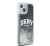DKNY Liquid Glitter Big Logo Apple iPhone 15 Plus / 14 Plus hátlap tok, fekete, DKHCP15MLBNAEK