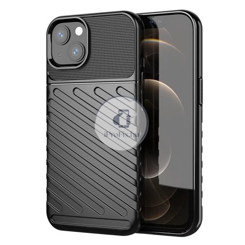 Apple iPhone 12 Pro Max tok,  Thunder Carbon - fekete