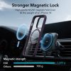 ESR Ch Halolock MagSafe Apple iPhone 14 Pro ütésálló kemény hátlap - átlátszó/lila