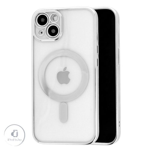 iPhone 13 Mini tok, Protect MagSafe Luxury - ezüst