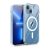 Apple iPhone 13, Protect MagSafe Luxury tok, ezüst