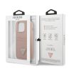 Apple iPhone 13 Pro Max tok, Guess Saffiano  dupla kártyatartóval rózsaszín 