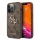 Apple iPhone 16 Pro Max tok, Guess Big Metal Logo 4G barna