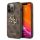 Apple iPhone 16 Pro tok, Guess Big Metal Logo 4G barna