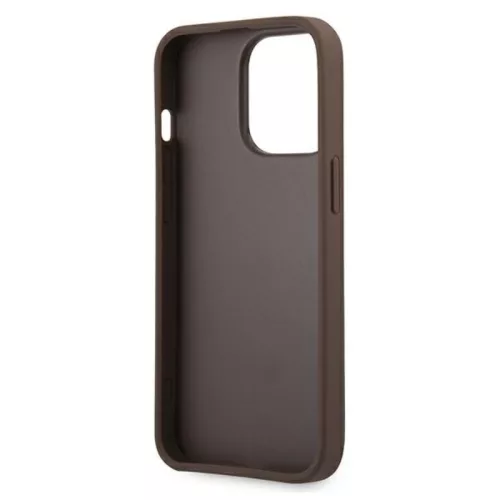 Apple iPhone 16 tok, Guess Big Metal Logo 4G barna