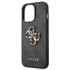 Apple iPhone 15 Pro tok, Guess Big Metal Logo 4G szürke