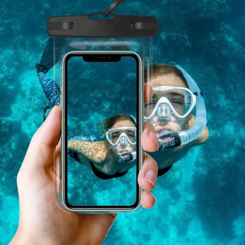 Tech-Protect Waterproof vízálló tok, fekete/átlátszó
