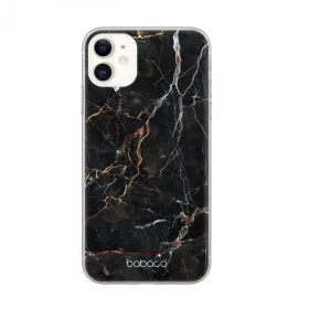   Apple iPhone 12 /12 Pro tok, Babaco Abstrakt prémium szilikon - fekete