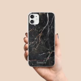   Apple iPhone 12 /12 Pro tok, Babaco Abstrakt prémium szilikon - fekete