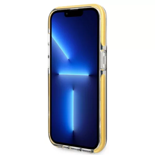 Apple iPhone 14 Pro tok, AMG PC/TPE Vertical Logo fekete
