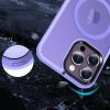 Apple iPhone 14 Pro tok, MagSafe-kompatibilis áttetsző matt  - világoslila