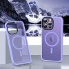 Apple iPhone 14 Pro tok, MagSafe-kompatibilis áttetsző matt  - világoslila