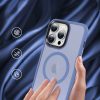 Apple iPhone 13 / 14 tok, MagSafe-kompatibilis áttetsző matt  égkék 