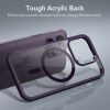 ESR Ch Halolock MagSafe Apple iPhone 14 Pro Max tok,  ütésálló kemény hátlap  - átlátszó/lila
