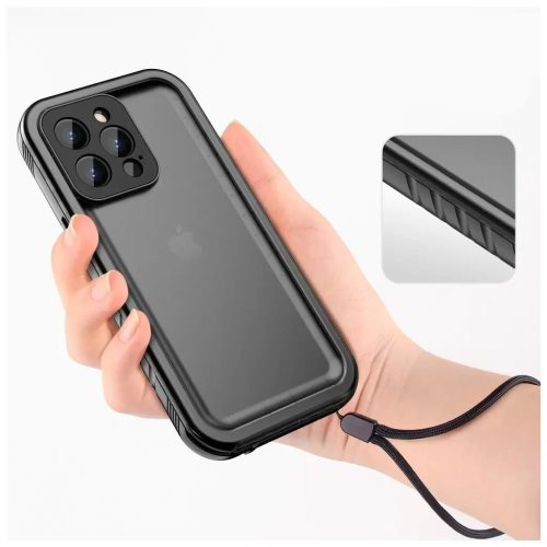 Tech-Protect Shellbox vízálló és ütésálló,  Apple iPhone 13 készülékhez-fekete