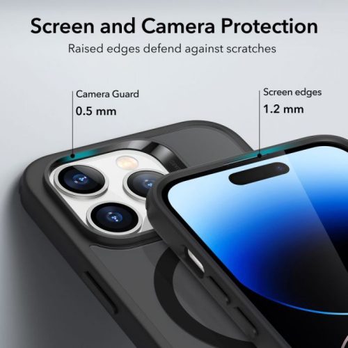 ESR Ch Halolock MagSafe Apple iPhone 14 Pro ütésálló kemény hátlap - fekete